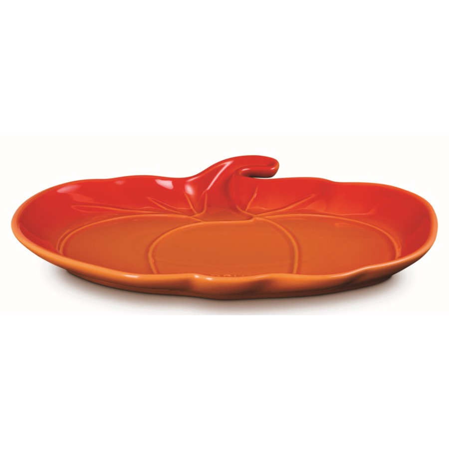 additioanl image for  Le Creuset Pumpkin Plate Flame 25 cm 
